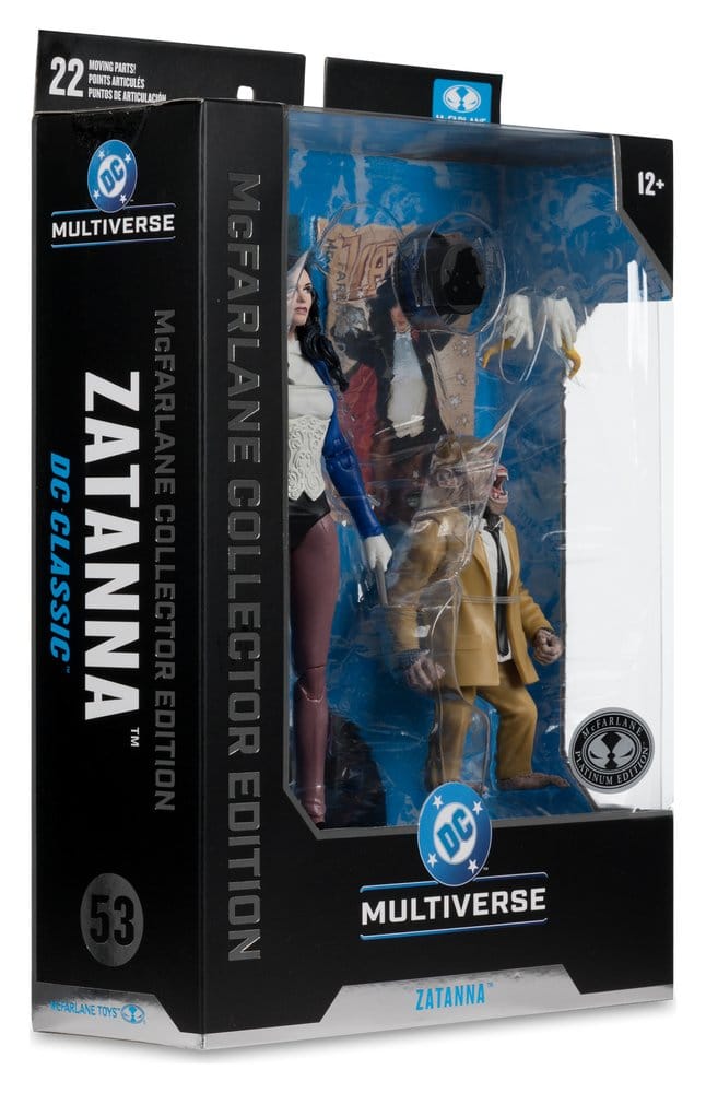 DC Multiverse McFarlane figurine Zatanna with Detective Chimp Collector Edition #53 18 cm