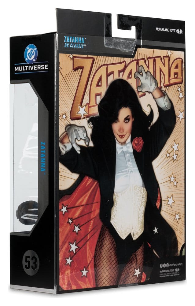 DC Multiverse McFarlane figurine Zatanna with Detective Chimp Collector Edition #53 18 cm