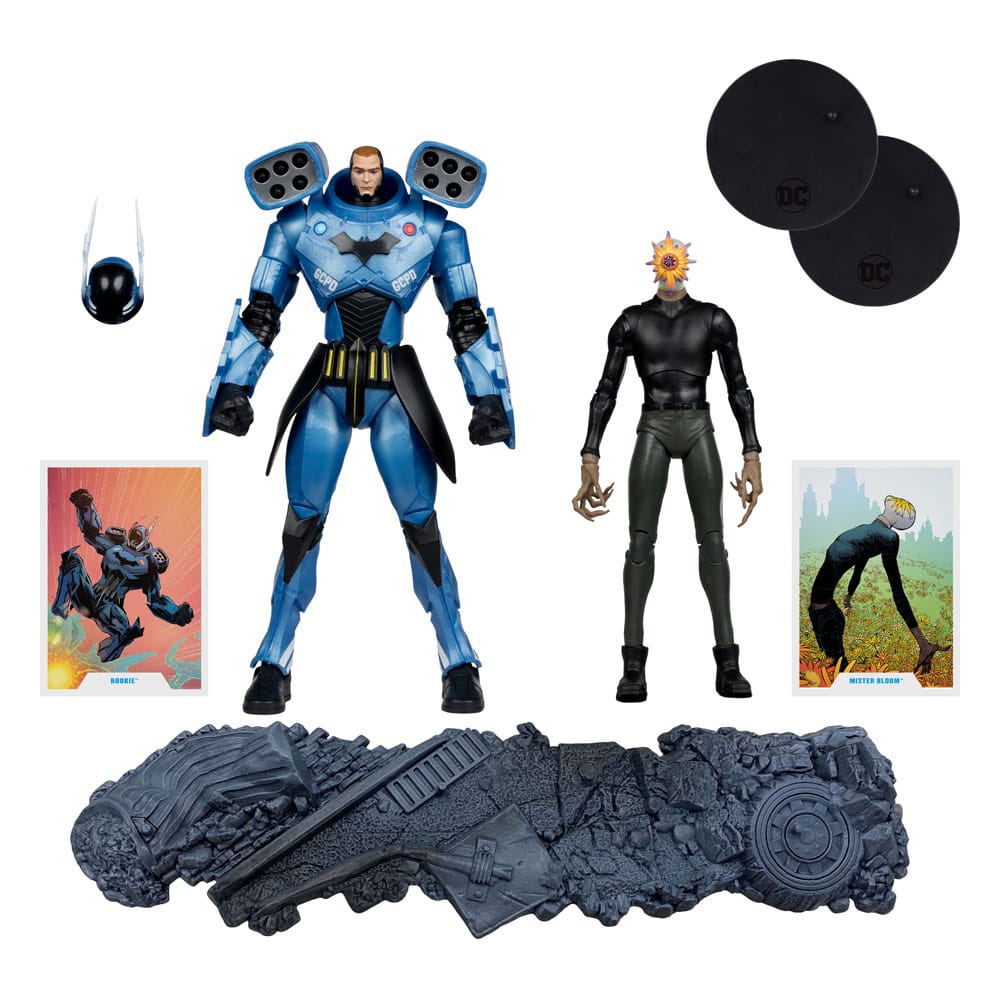 DC Multiverse pack de 2 figurines Rookie & Mr. Bloom (Batman: Endgame) (Gold Label) (SDCC) 18 cm