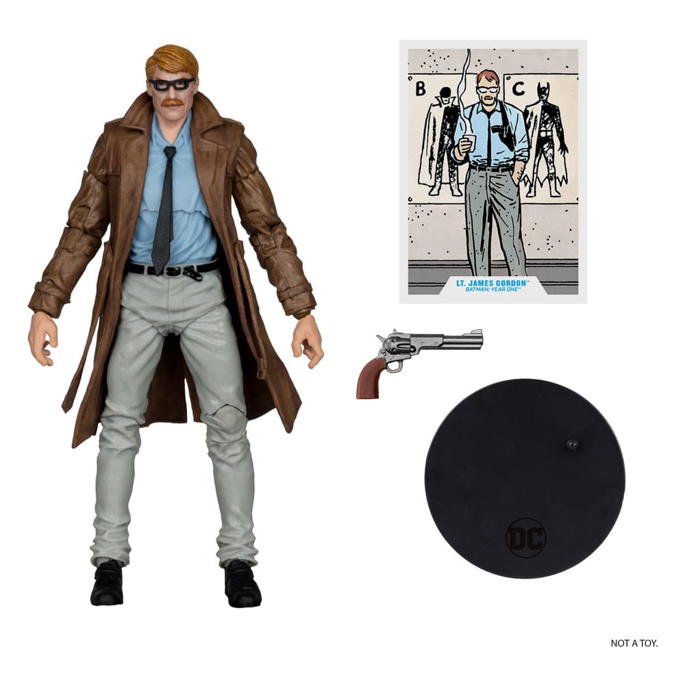 Batman Year One (Part 4) DC Multiverse figurine Lt. James Gordon (Gold Label) 18 cm