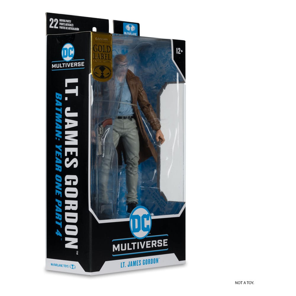 Batman Year One (Part 4) DC Multiverse figurine Lt. James Gordon (Gold Label) 18 cm