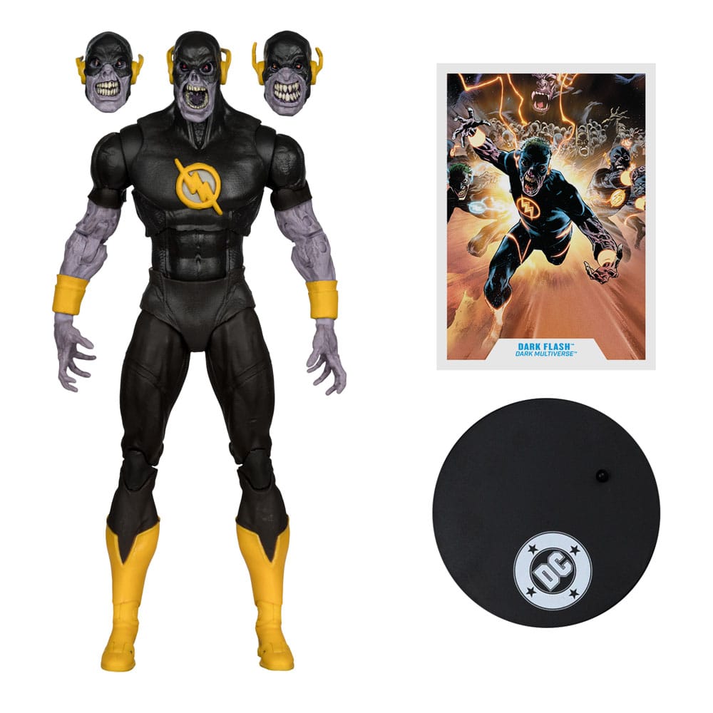 DC Comics DC Multiverse figurine Dark Flash (Dark Mulitverse) (Red Platinum Edition) 18 cm