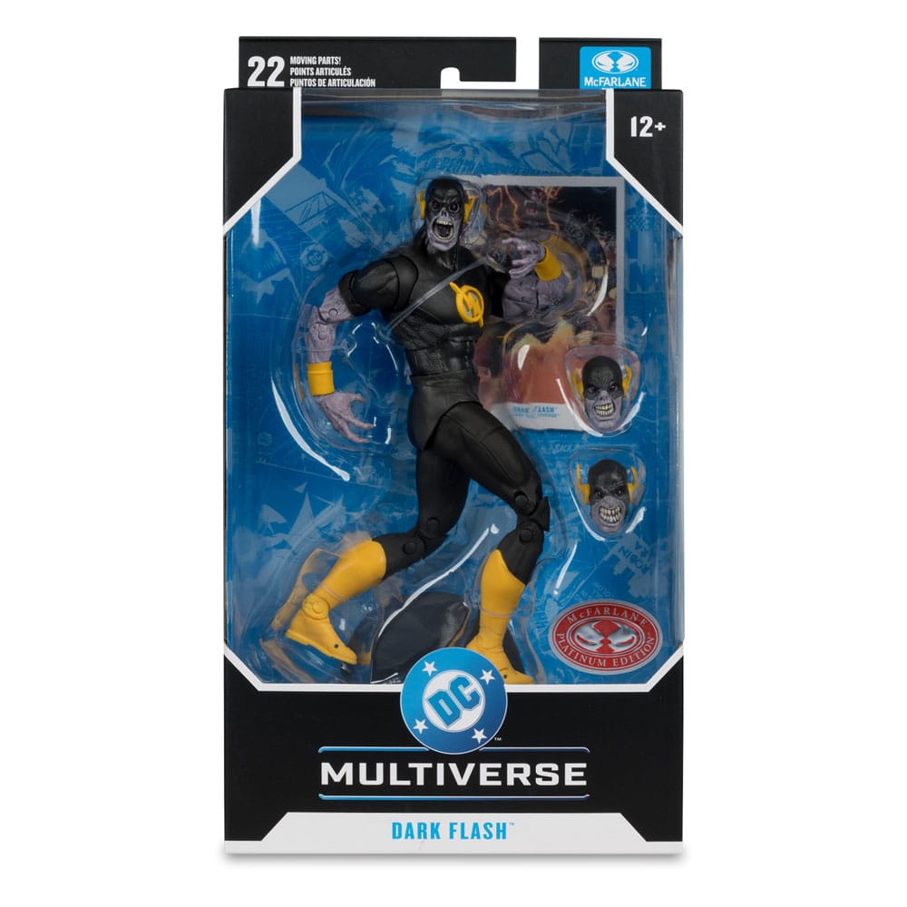 DC Comics DC Multiverse figurine Dark Flash (Dark Mulitverse) (Red Platinum Edition) 18 cm