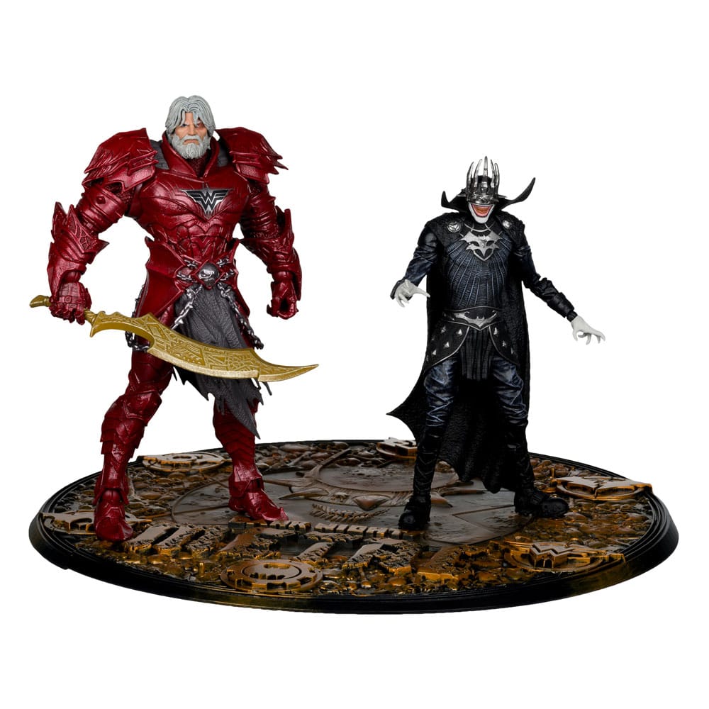 DC Multiverse McFarlane Collector Edition pack 2 figurines #04 Batman who laughs (Knight Armor) & Merciless (Dark Multiverse) 18 cm