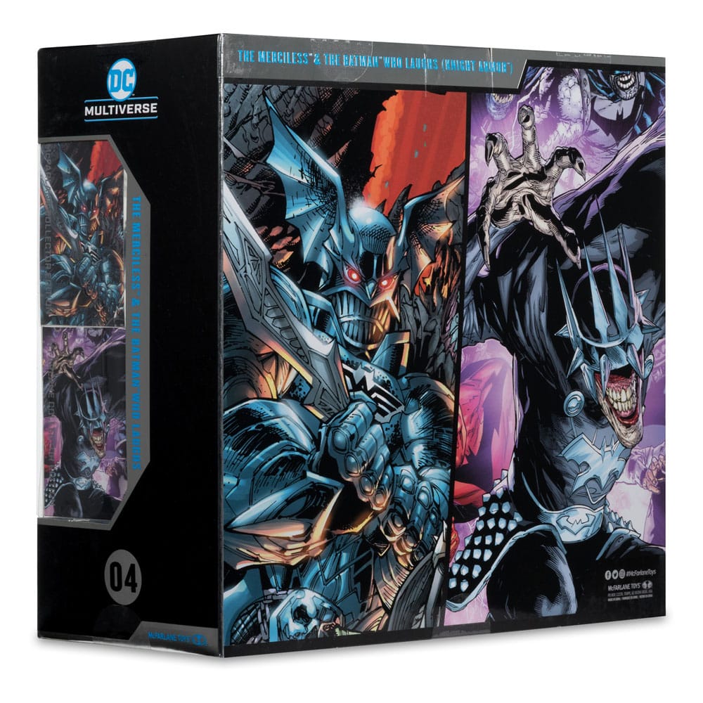 DC Multiverse McFarlane Collector Edition pack 2 figurines #04 Batman who laughs (Knight Armor) & Merciless (Dark Multiverse) 18 cm