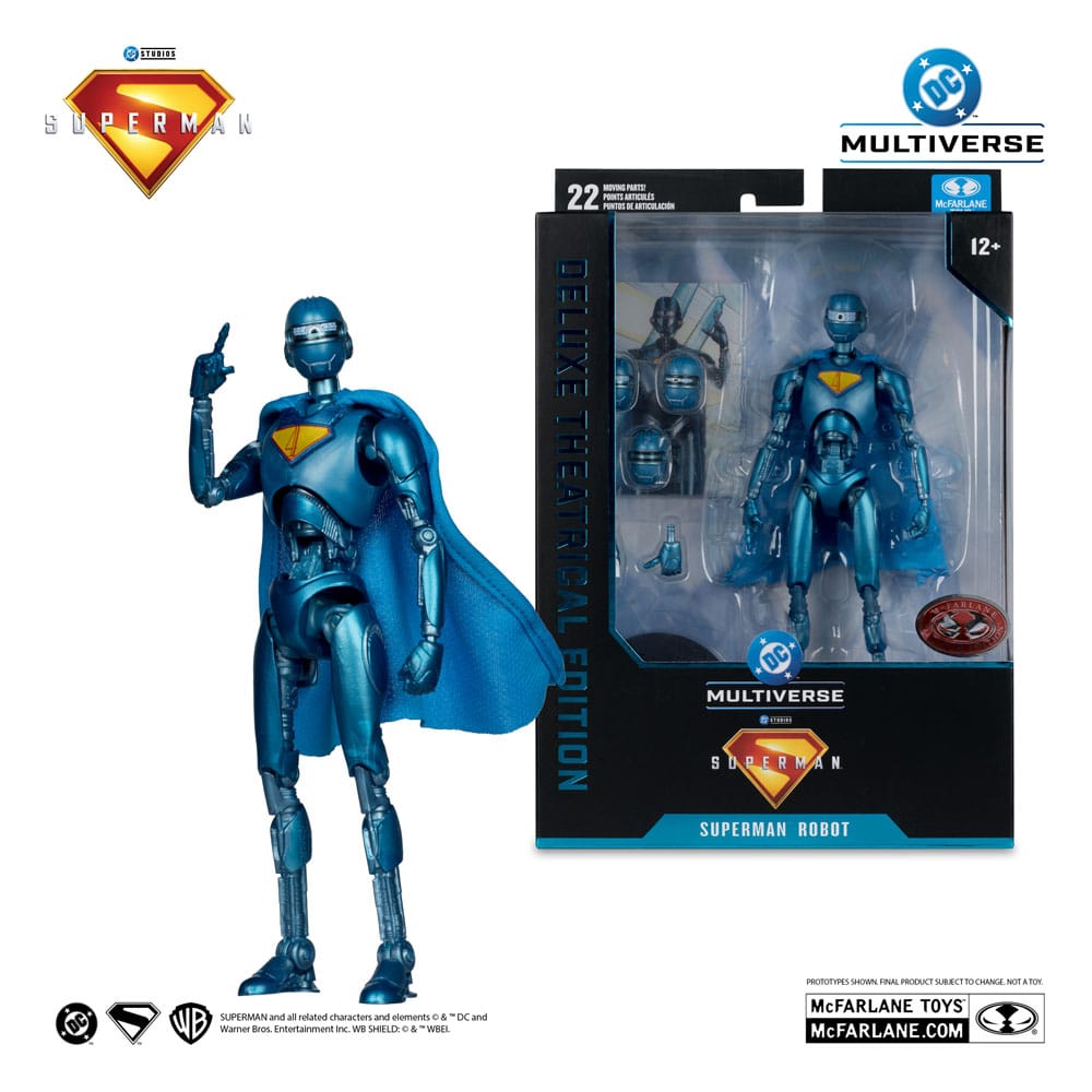 Superman (2025) DC Multiverse figurine Deluxe Superman Robot (Red Platinum Edition) 18 cm