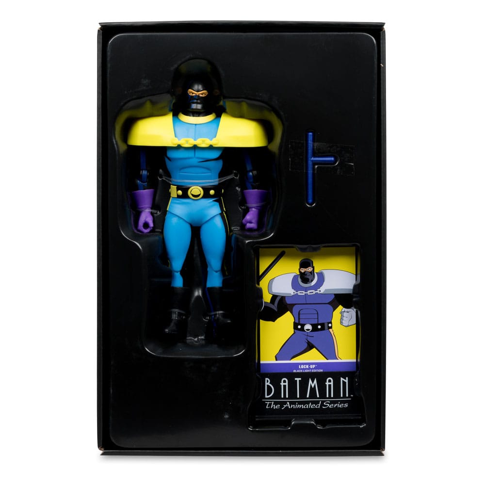 Batman: The Animated Series DC Direct figurine Build-A Wave 5 Lock-Up Black Light Edition (Gold Label) 15 cm
