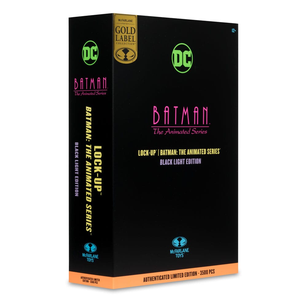 Batman: The Animated Series DC Direct figurine Build-A Wave 5 Lock-Up Black Light Edition (Gold Label) 15 cm