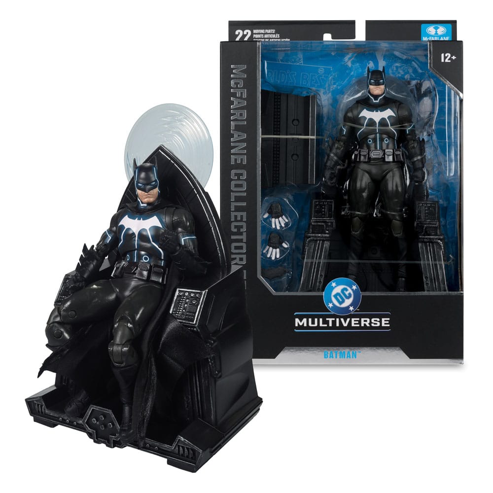 DC Multiverse McFarlane Collector Edition figurine #47 Batman & Mobius Chair (Darkseid War) 18 cm