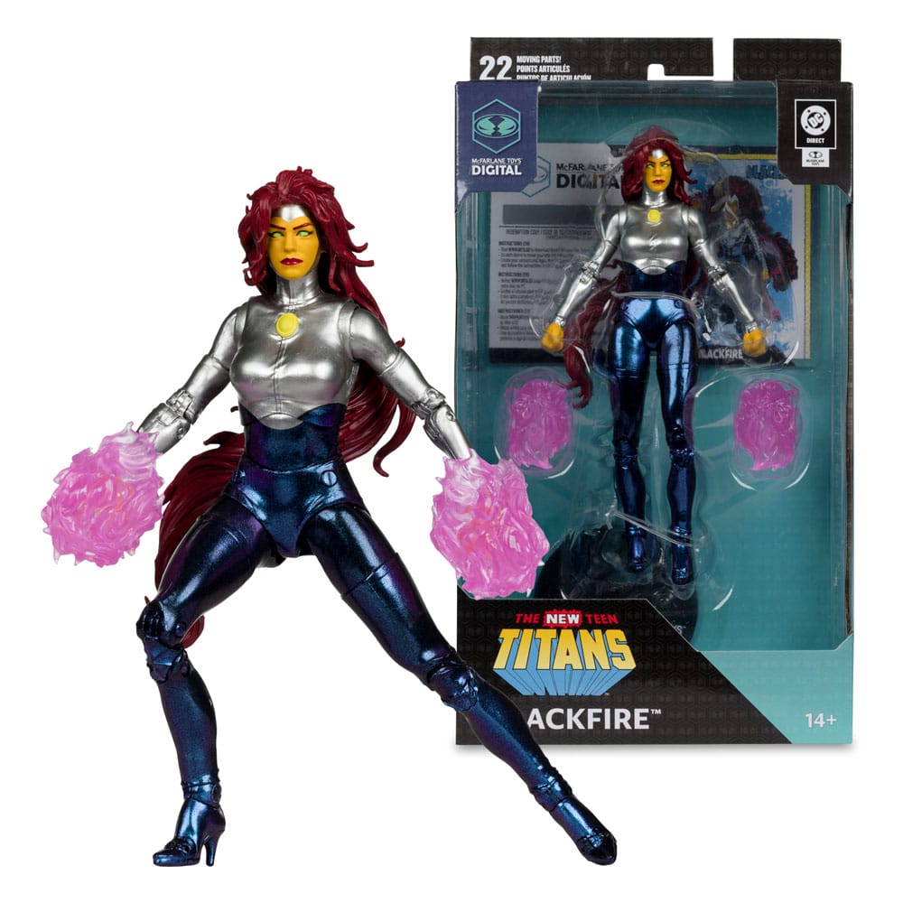 DC Direct McFarlane Toys Digital figurine Blackfire (The New Teen Titans) 18 cm
