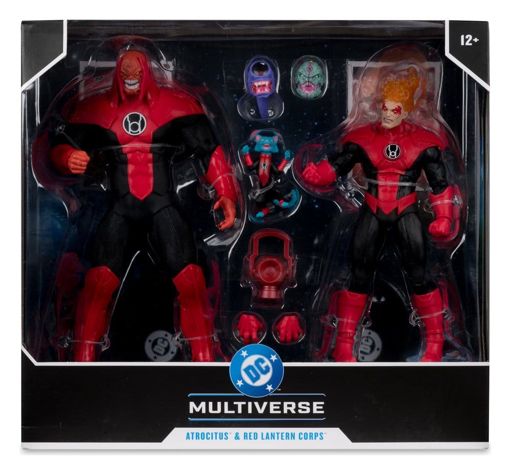 DC Multiverse pack 2 figurines Atrocitus and Red Lantern Corps (Green Lantern) 18 cm