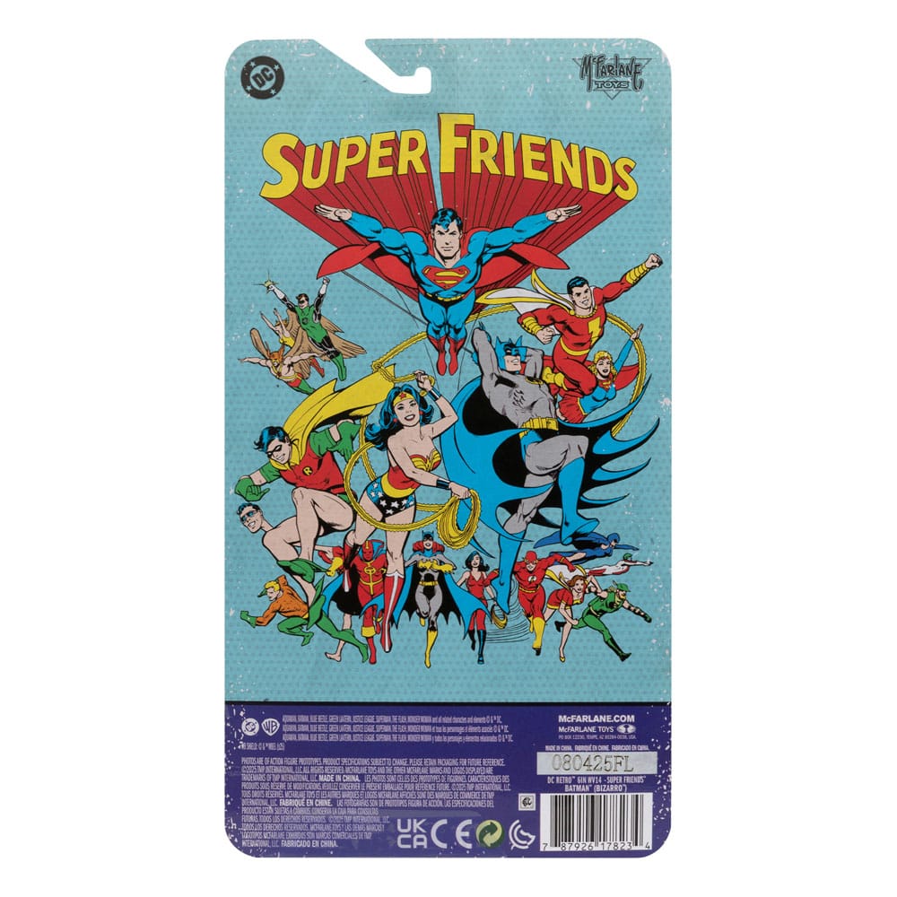 DC Retro figurine Super Friends Bizarro Batman 15 cm