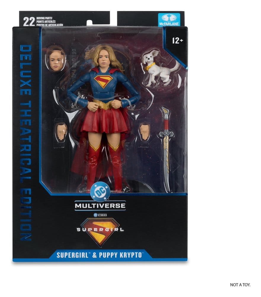 Supergirl (2026) DC Theatrical Deluxe Edition figurine Supergirl & Baby Krypto 17 cm