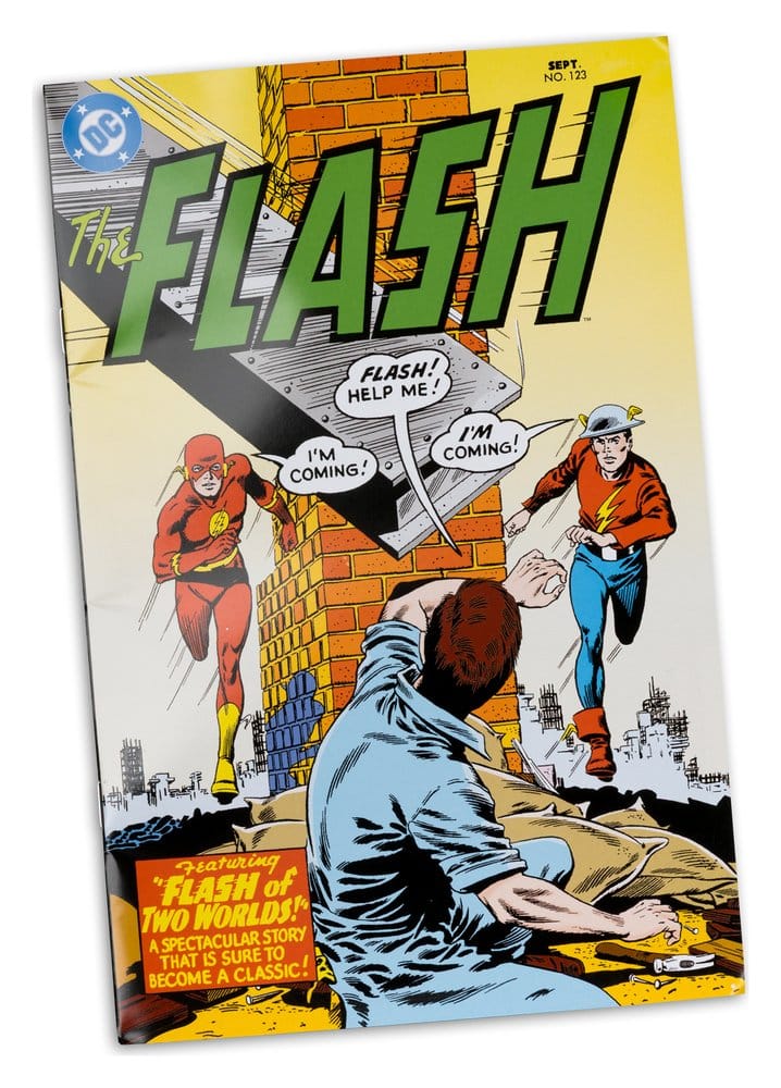 DC Direct Page Punchers figurine The Flash Jay Garrick (The Flash #123) (Red Platinum Edition) 18 cm