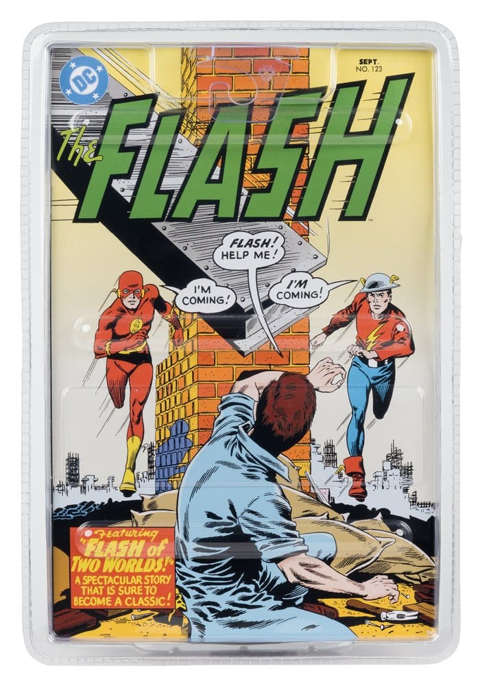 DC Direct Page Punchers figurine The Flash Jay Garrick (The Flash #123) (Red Platinum Edition) 18 cm