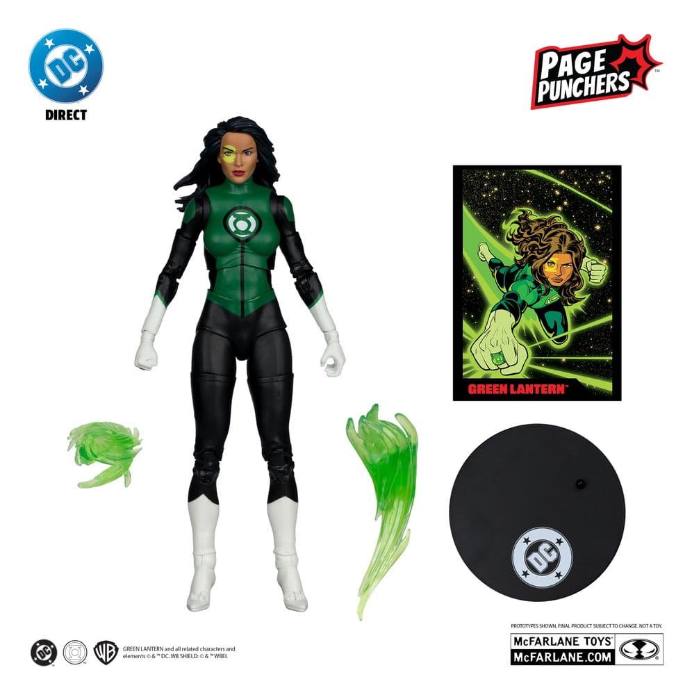 DC Direct Page Punchers figurine Jessica Cruz (Green Lanterns # 48) (Red Platinum Edition) 18 cm