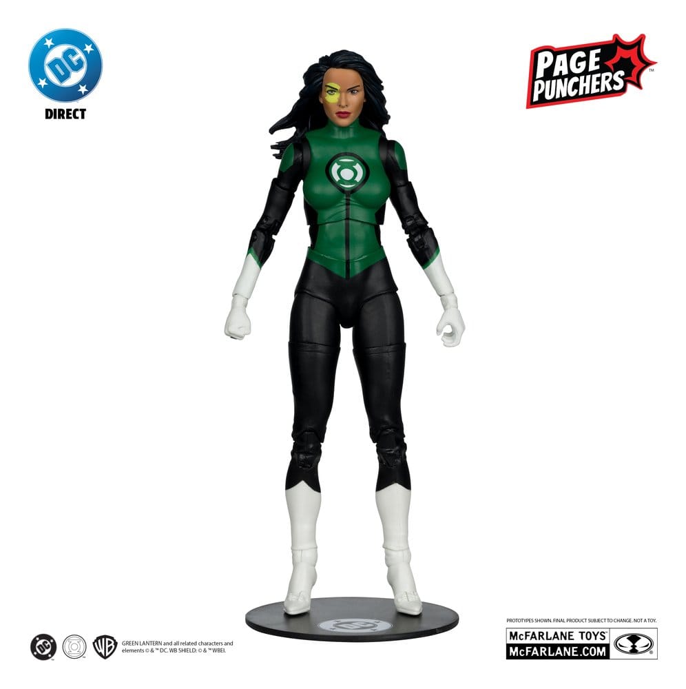 DC Direct Page Punchers figurine Jessica Cruz (Green Lanterns # 48) (Red Platinum Edition) 18 cm