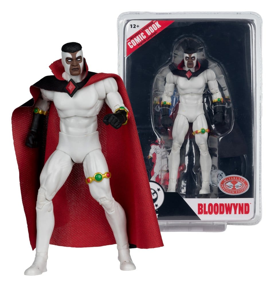DC Direct Page Punchers figurine Bloodwynd (Justice League #77) (Red Platinum Edition) 18 cm