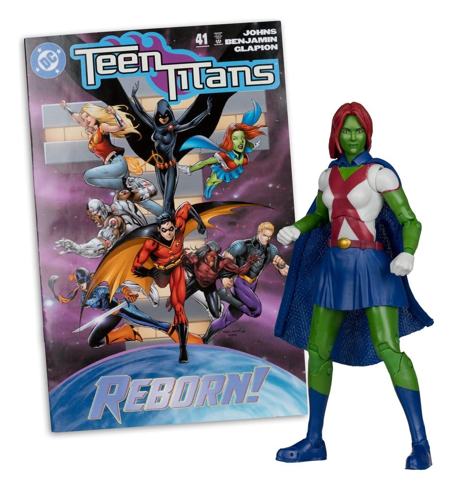DC Direct Page Punchers figurine Miss Martian (Teen Titans #41) (Red Platinum Edition) 17 cm