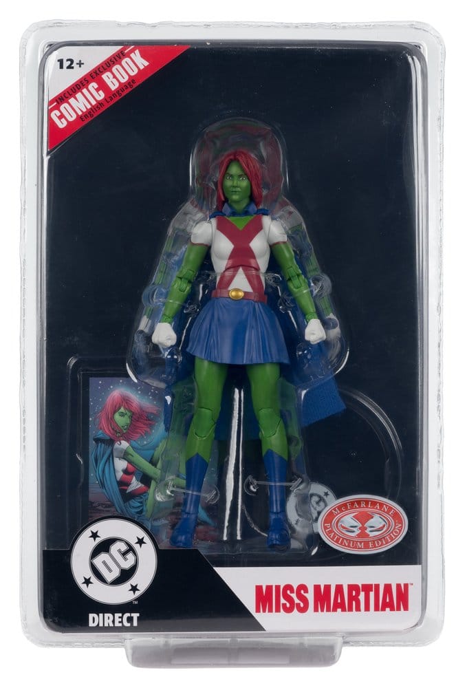 DC Direct Page Punchers figurine Miss Martian (Teen Titans #41) (Red Platinum Edition) 17 cm