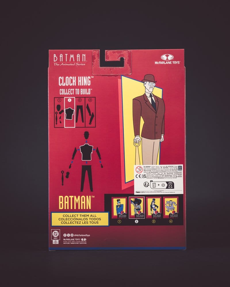 Batman: The Animated Series DC Direct figurine Build-A Wave 7 Batman (Alternate Expressions) (Platinum Edition) 15 cm
