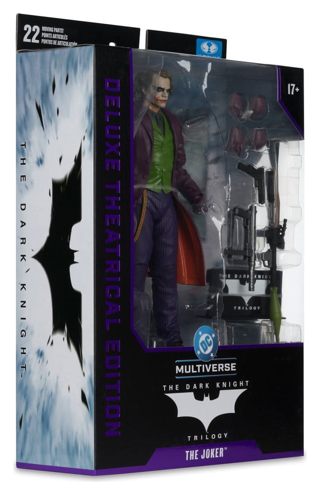 The Dark Knight : Le Chevalier noir DC Multiverse Deluxe Theatrical Edition figurine Joker 18 cm