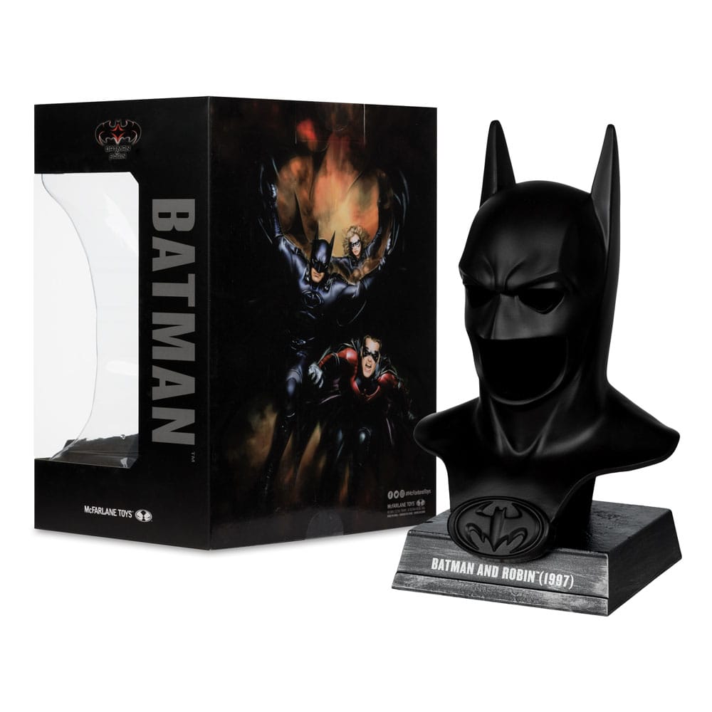 Batman DC Direct mini réplique 1/3 masque de Batman (Batman et Robin) 19 cm