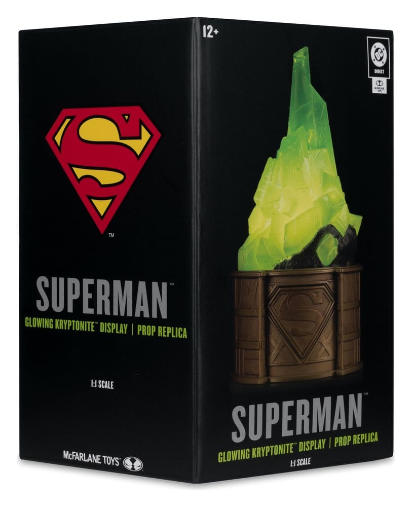 Superman DC Direct réplique 1/1 Kryptonite Display (Gold Label) 18 cm