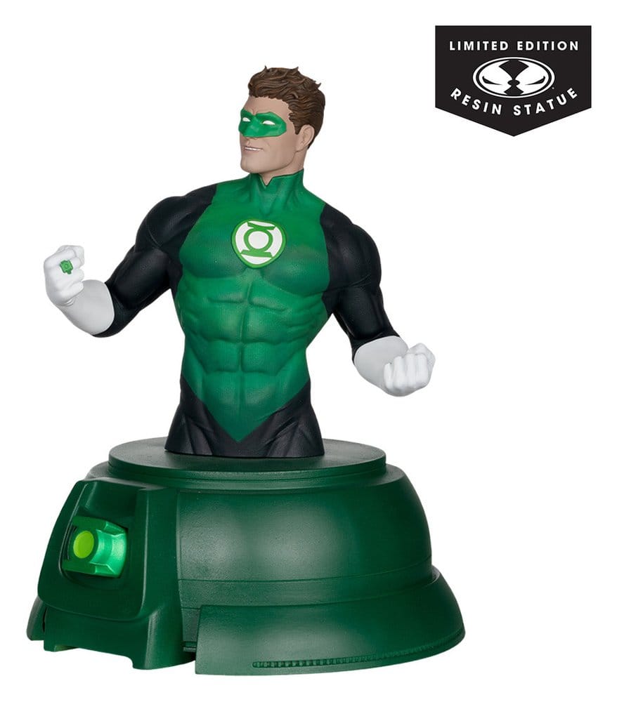 DC Direct Green Lantern buste 1/1 Hal Jordan with Power Ring Prop Replica (Gold Label) 26 cm