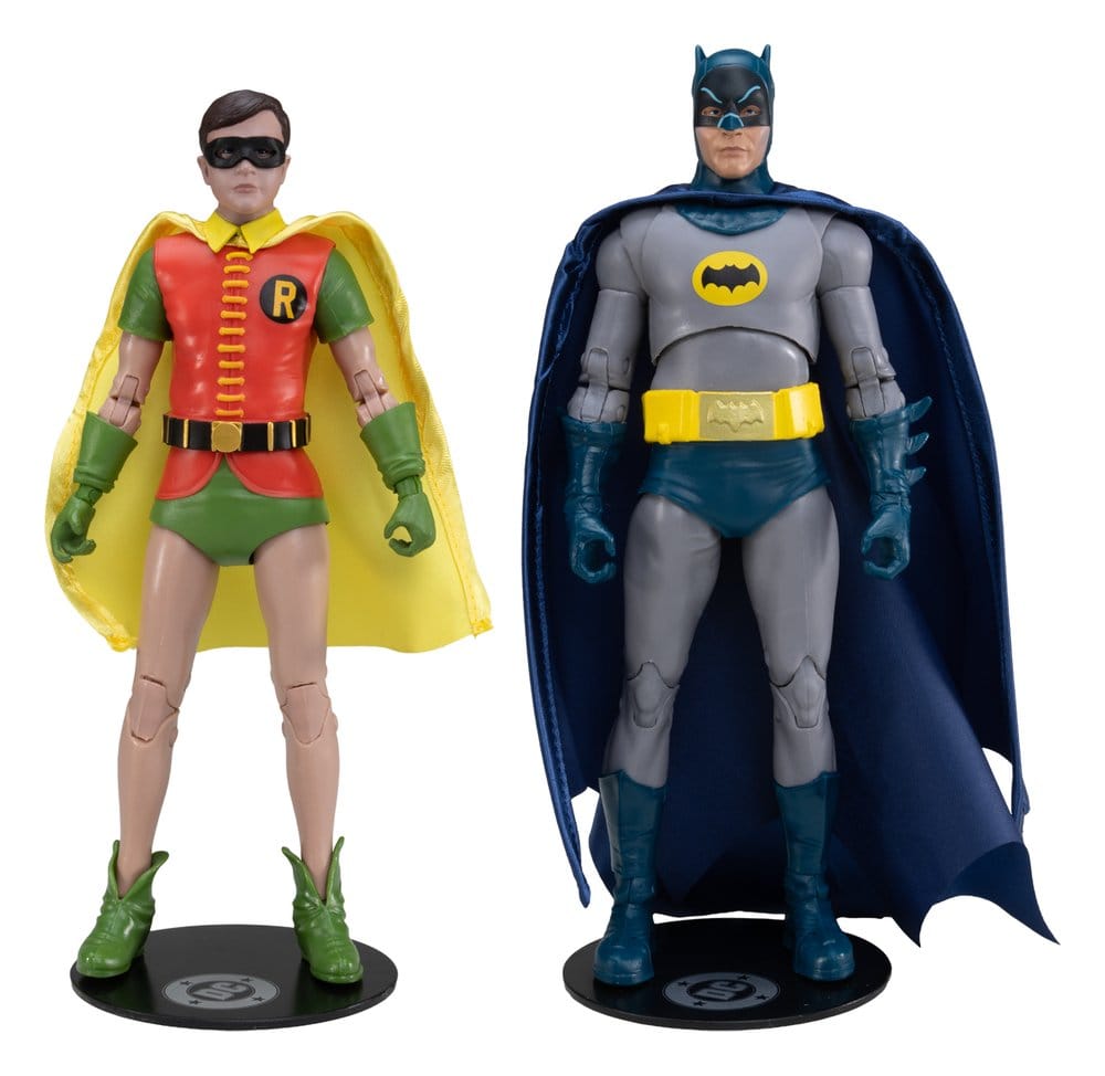Batman Classic TV Series DC Multiverse McFarlane Collector Edition pack 2 figurines Batman et Robin 18 cm