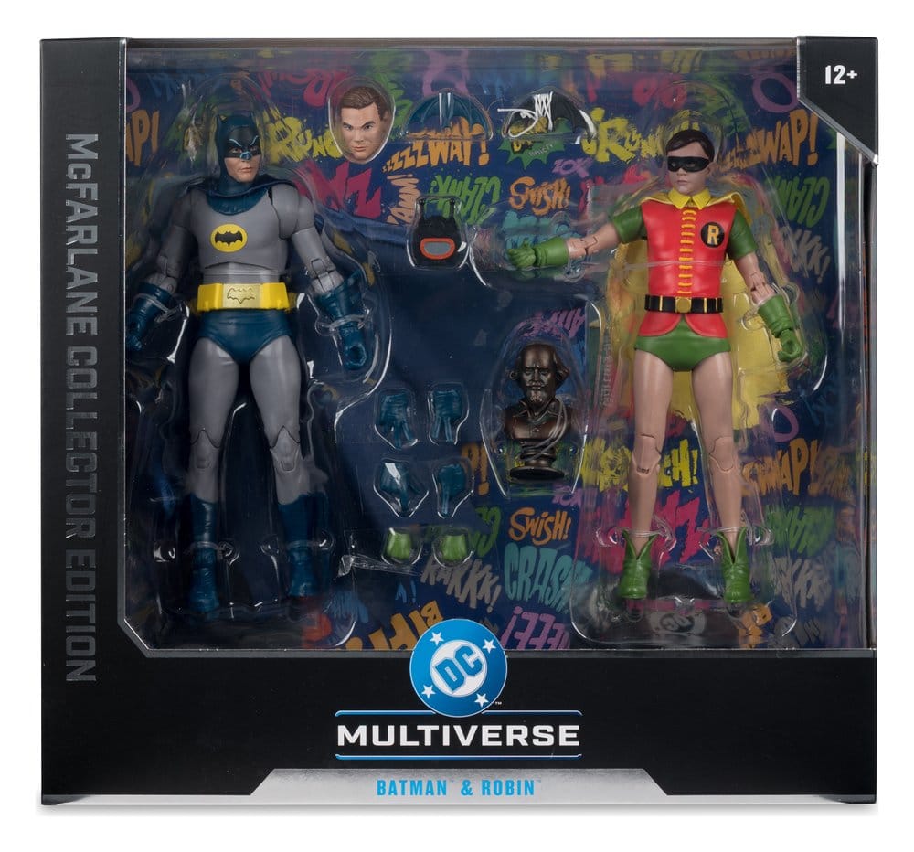 Batman Classic TV Series DC Multiverse McFarlane Collector Edition pack 2 figurines Batman et Robin 18 cm