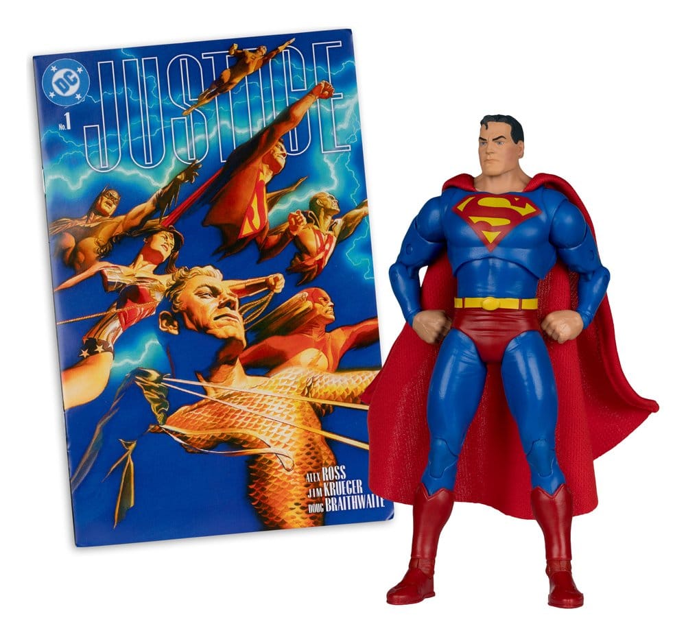 DC Direct Page Punchers figurine Superman (Justice #1) (Red Platinum Edition) 19 cm