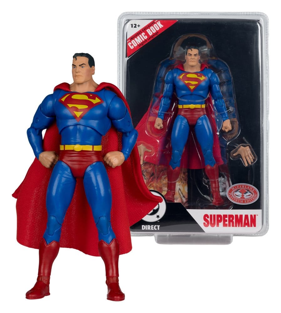DC Direct Page Punchers figurine Superman (Justice #1) (Red Platinum Edition) 19 cm