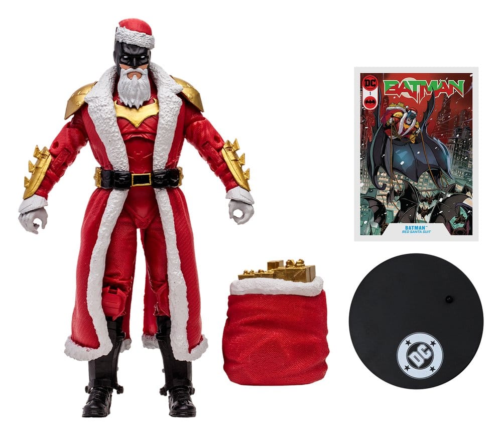 DC Multiverse McFarlane Vault Collection figurine Batman (Red Santa Suit) 18 cm