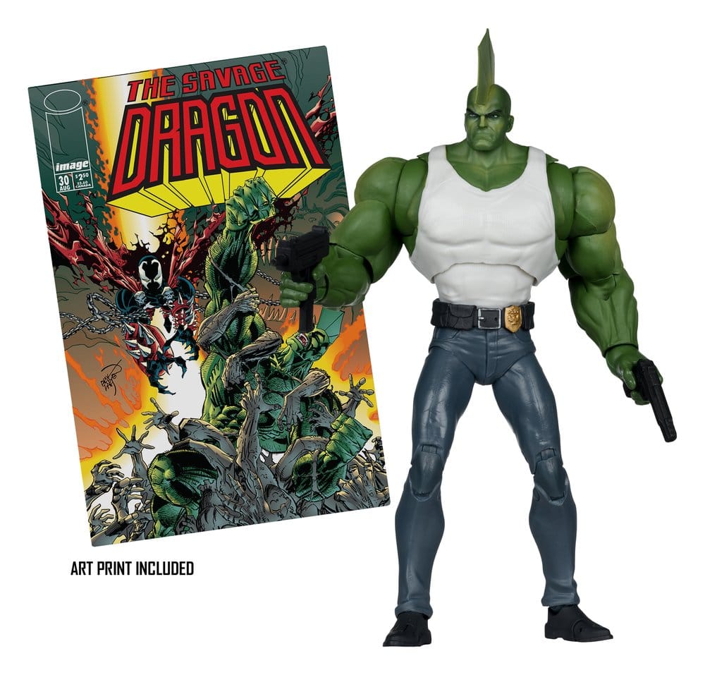 Savage Dragon Image Comics Founders Series McFarlane Elite Edition figurine Dragon 20 cm