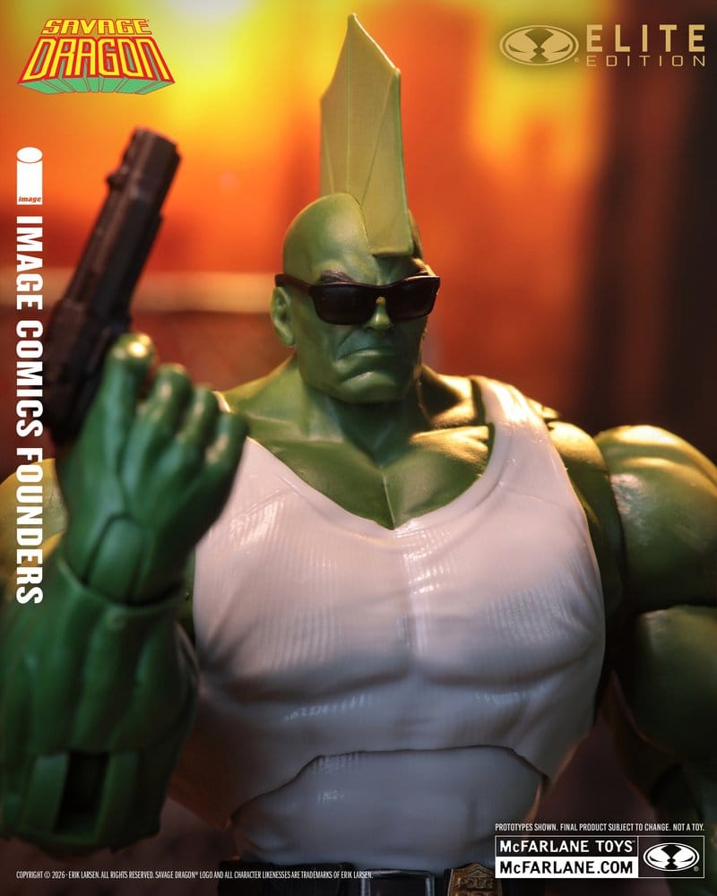 Savage Dragon Image Comics Founders Series McFarlane Elite Edition figurine Dragon 20 cm