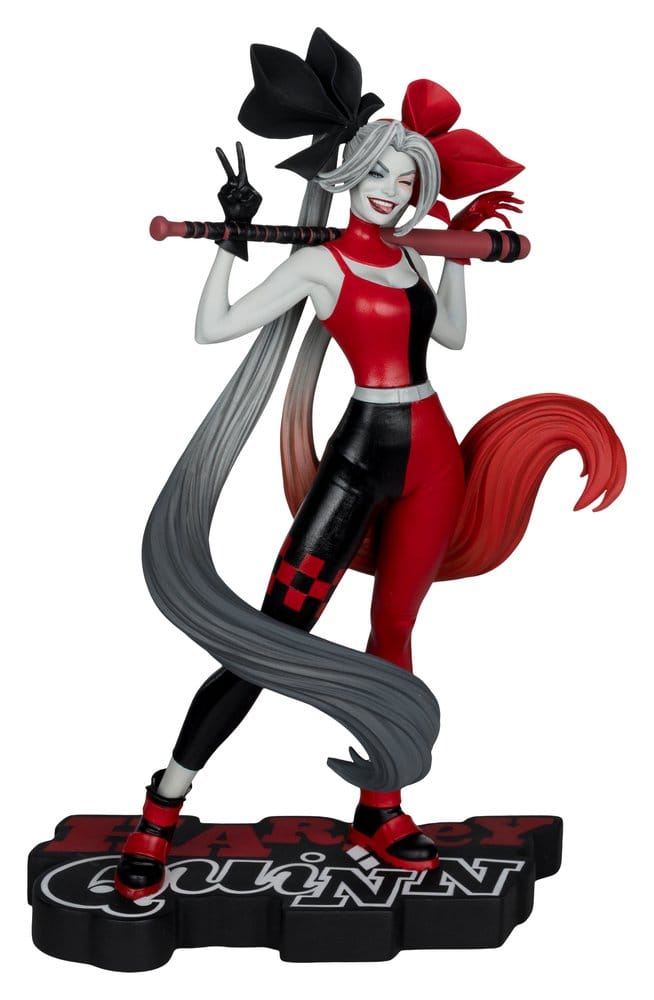 DC Direct Harley Quinn: Red, White & Black statuette 1/10 Harley Quinn by Alex Garner 21 cm