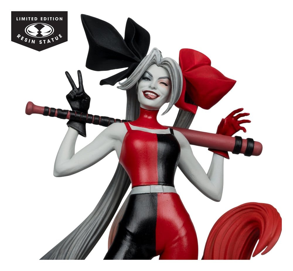 DC Direct Harley Quinn: Red, White & Black statuette 1/10 Harley Quinn by Alex Garner 21 cm