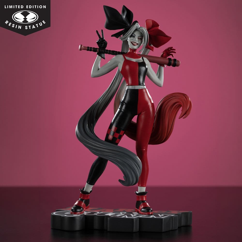 DC Direct Harley Quinn: Red, White & Black statuette 1/10 Harley Quinn by Alex Garner 21 cm