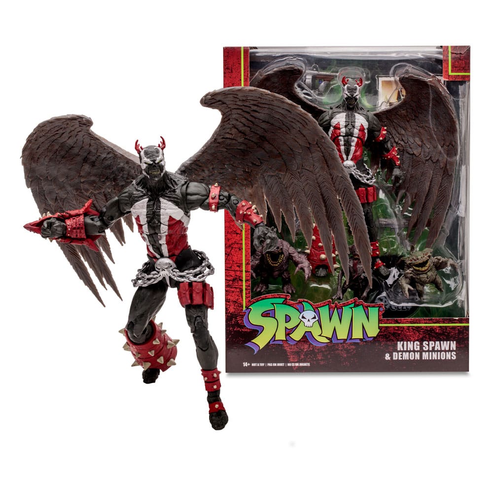 Spawn figurine Megafig King Spawn with Wings and Minions 30 cm