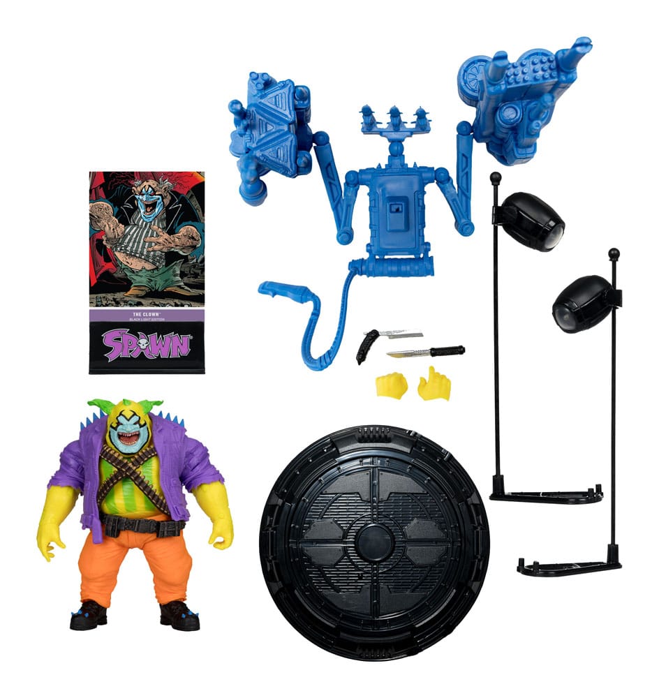 Spawn figurine The Clown (Black Light Edition) (Gold Label) 30 cm