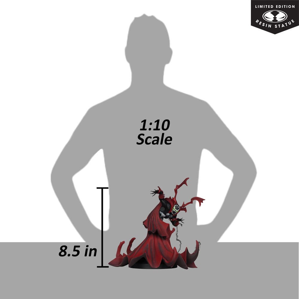 Spawn statuette 1/10 Spawn Inspired by the Art of Greg Capullo (Black White & Red All Over) 21 cm