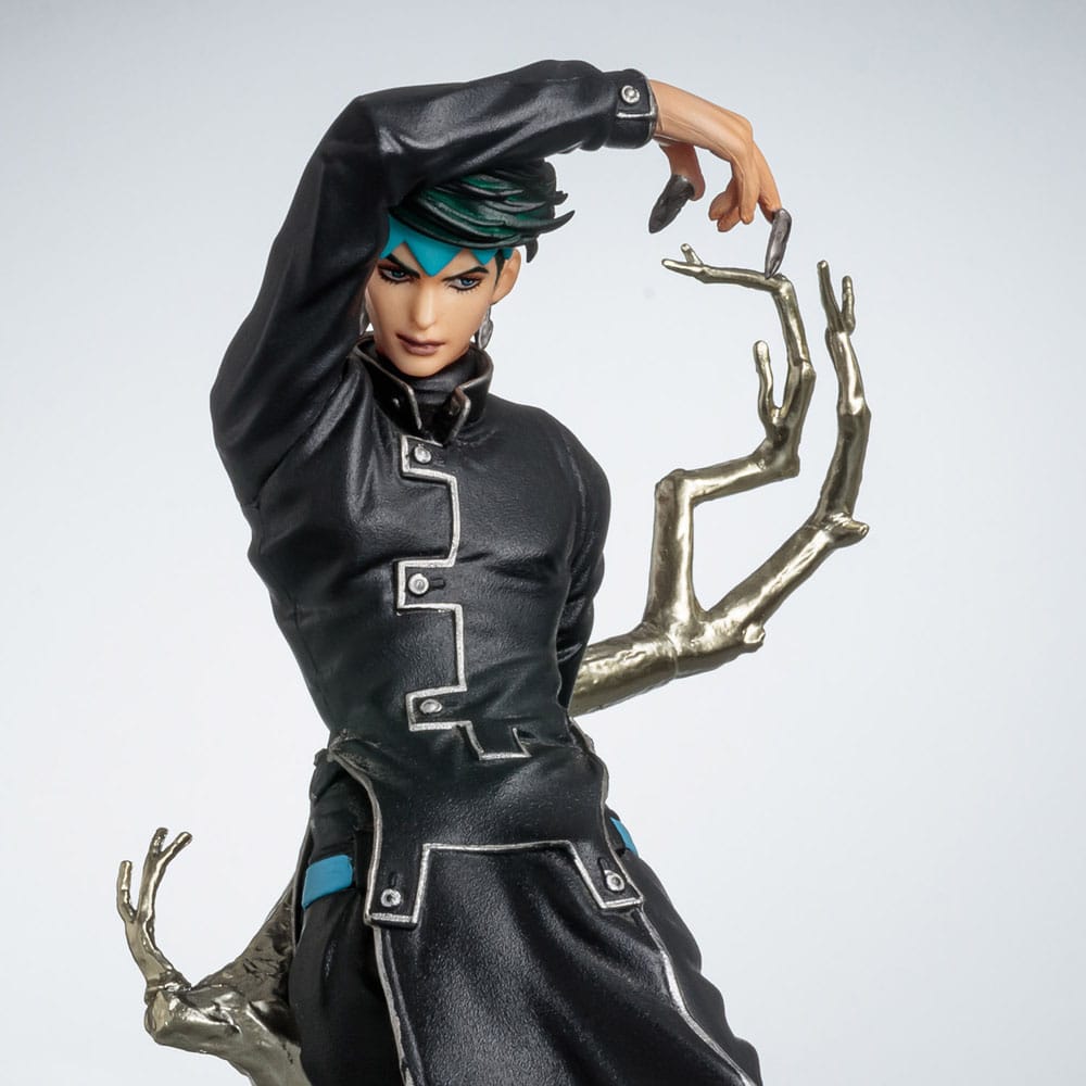 JoJo's Bizarre Adventure stylo figurine Rohan Kishibe Black Ver. 19 cm