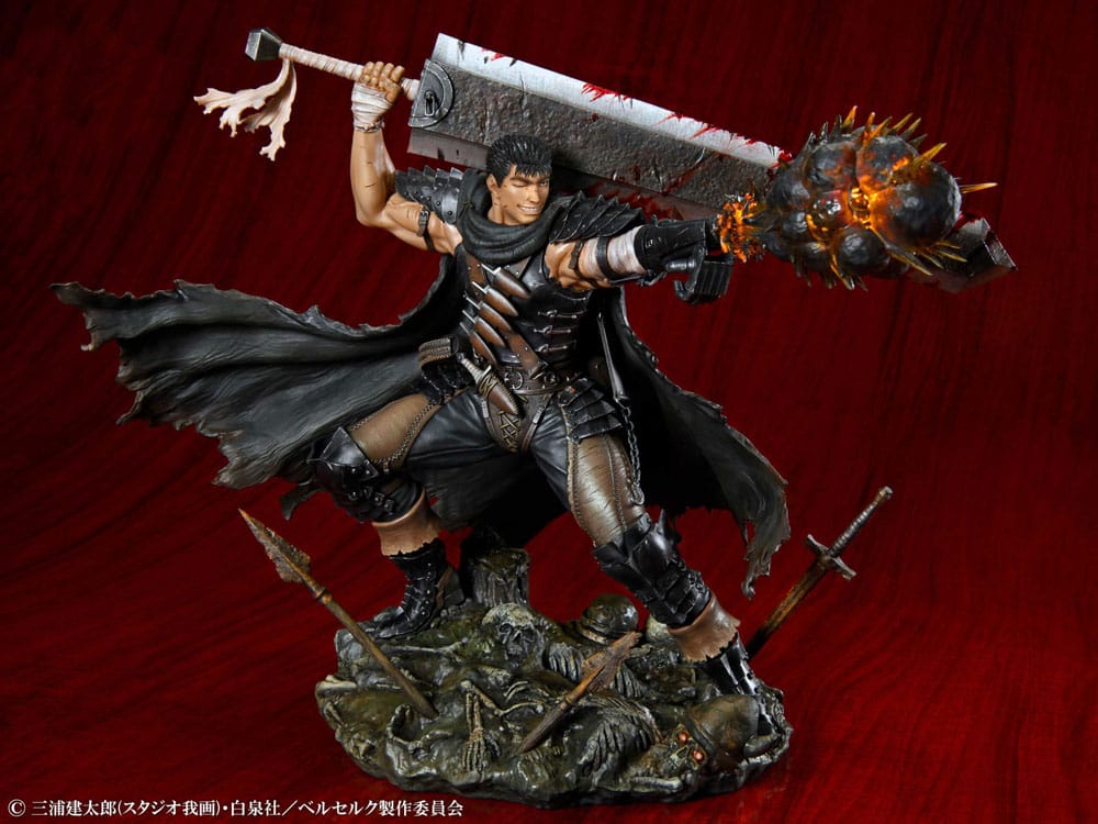 Berserk statuette PVC 1/7 Guts Black Swordsman Ver. 26 cm