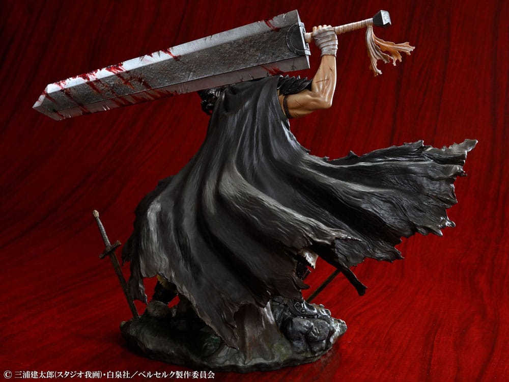 Berserk statuette PVC 1/7 Guts Black Swordsman Ver. 26 cm