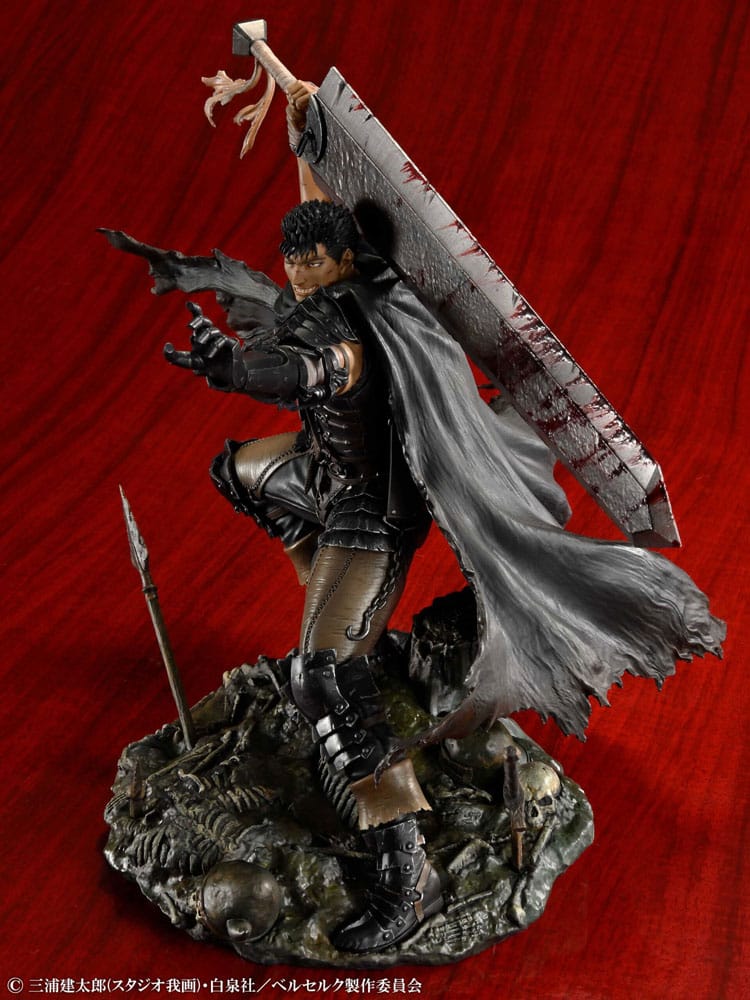 Berserk statuette PVC 1/7 Guts Black Swordsman Ver. 26 cm