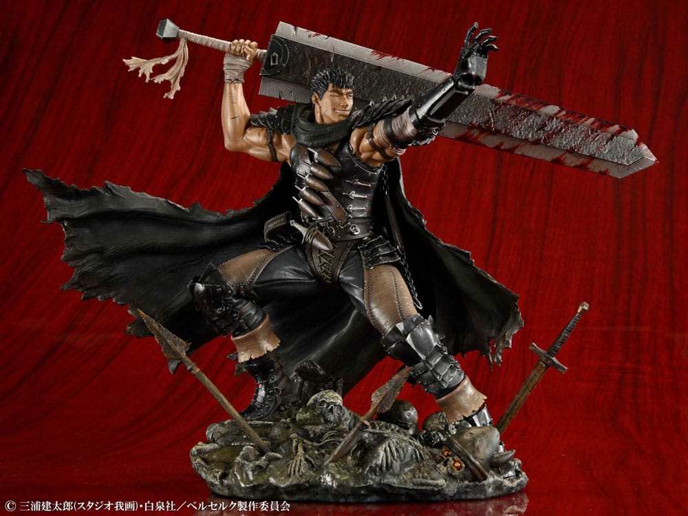 Berserk statuette PVC 1/7 Guts Black Swordsman Ver. 26 cm