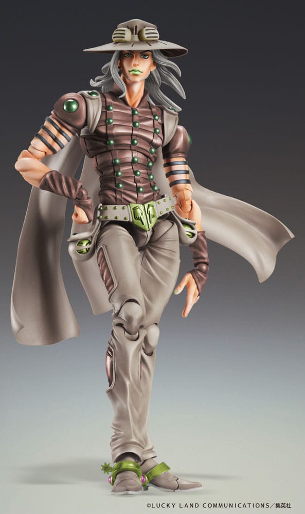 JoJo's Bizarre Adventure Part7 Steel Ball Run figurine Super Action Chozokado Gyro Zeppeli Third 16 cm