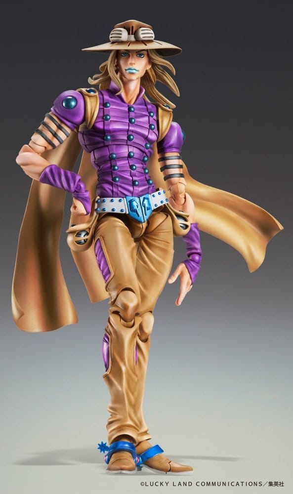 JoJo's Bizarre Adventure Part 7: Steel Ball Run figurine Super Action Chozokado Gyro Zeppeli Ver.1.5 16 cm