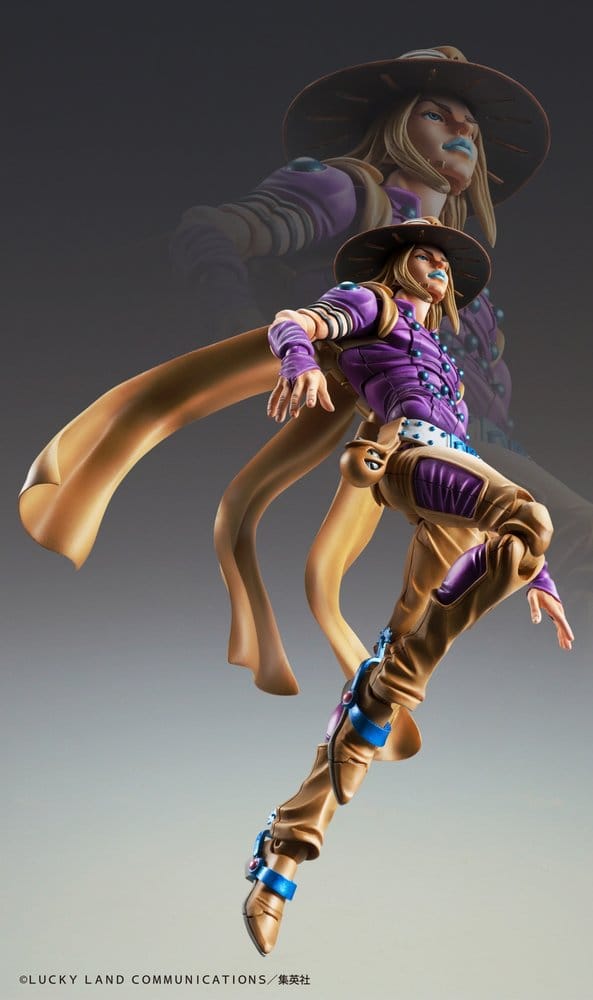 JoJo's Bizarre Adventure Part 7: Steel Ball Run figurine Super Action Chozokado Gyro Zeppeli Ver.1.5 16 cm